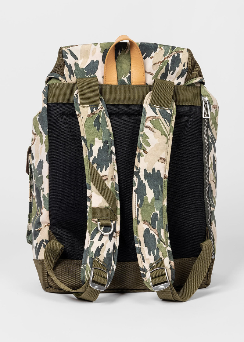 'Leaf Camo' Print Backpack 5