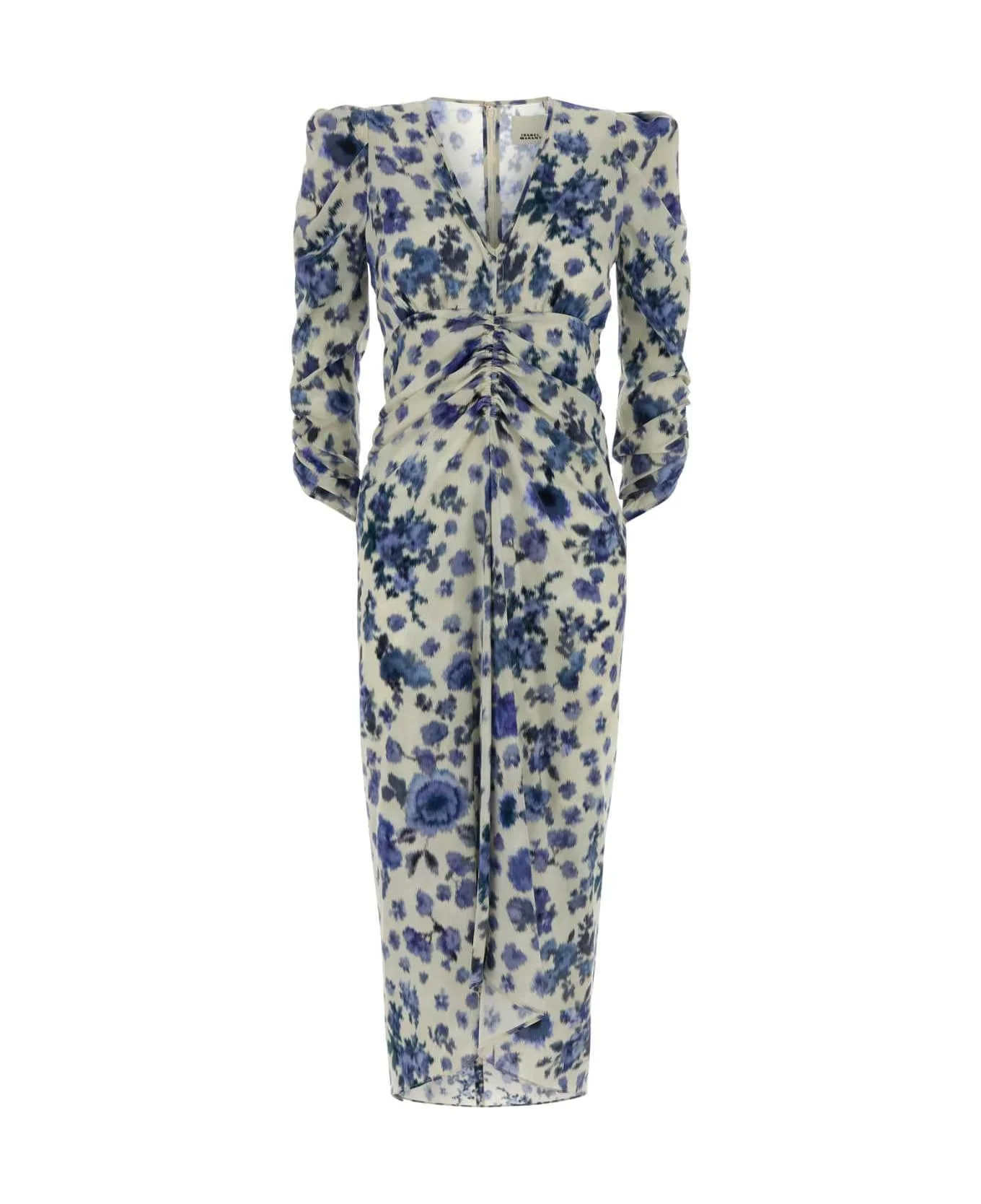 Printed Stretch Crepe Albini Dress - 1