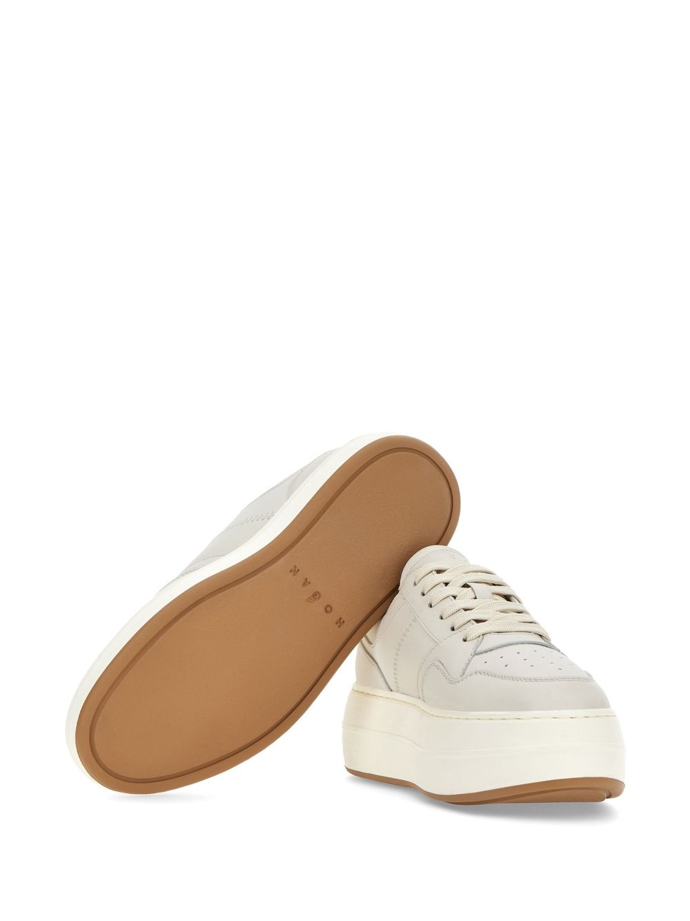 leather sneakers - 5