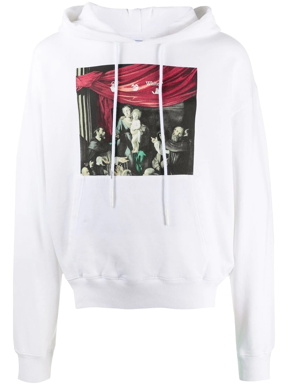 Caravaggio print hoodie - 1