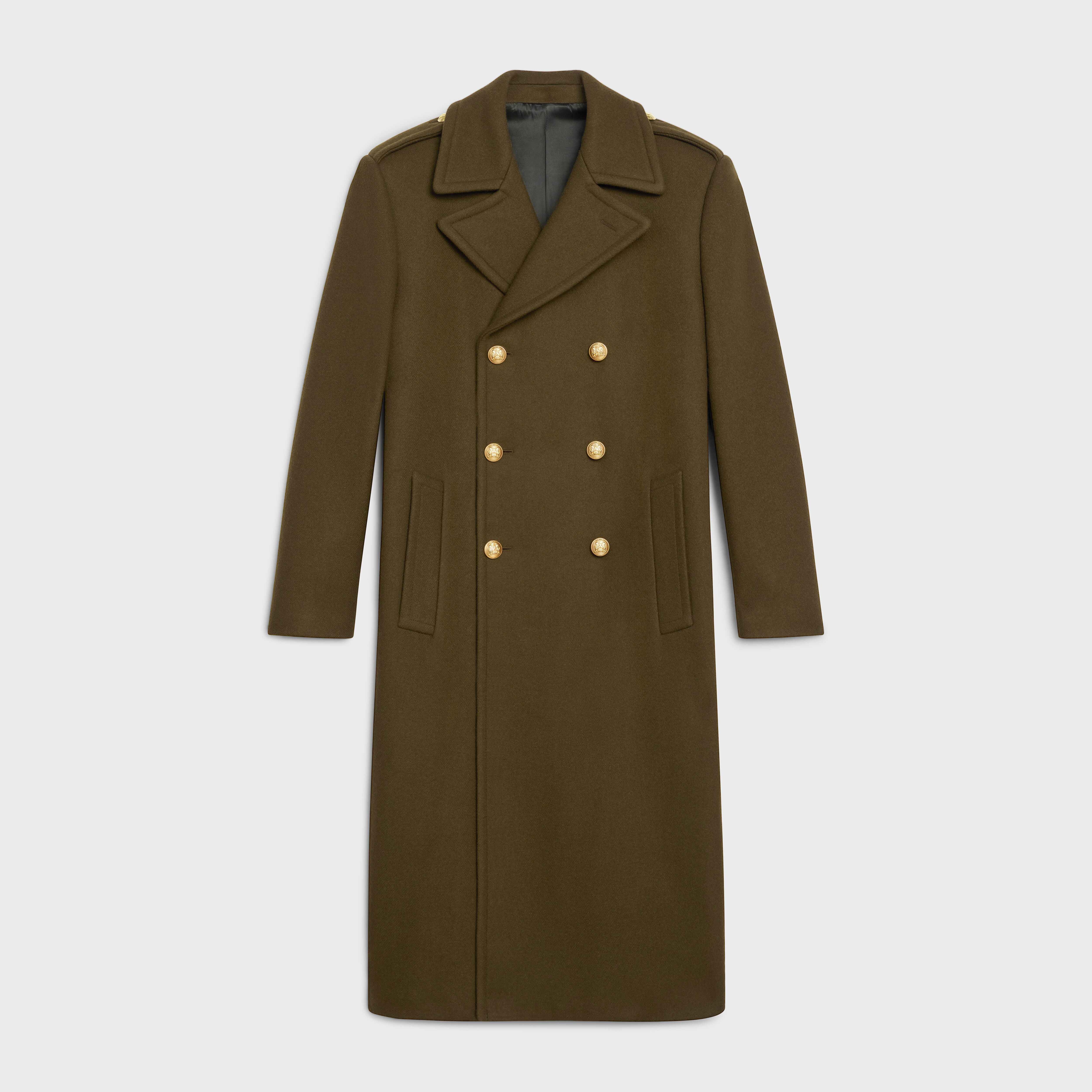 MILITARY OVERCOAT IN WOOL - 1
