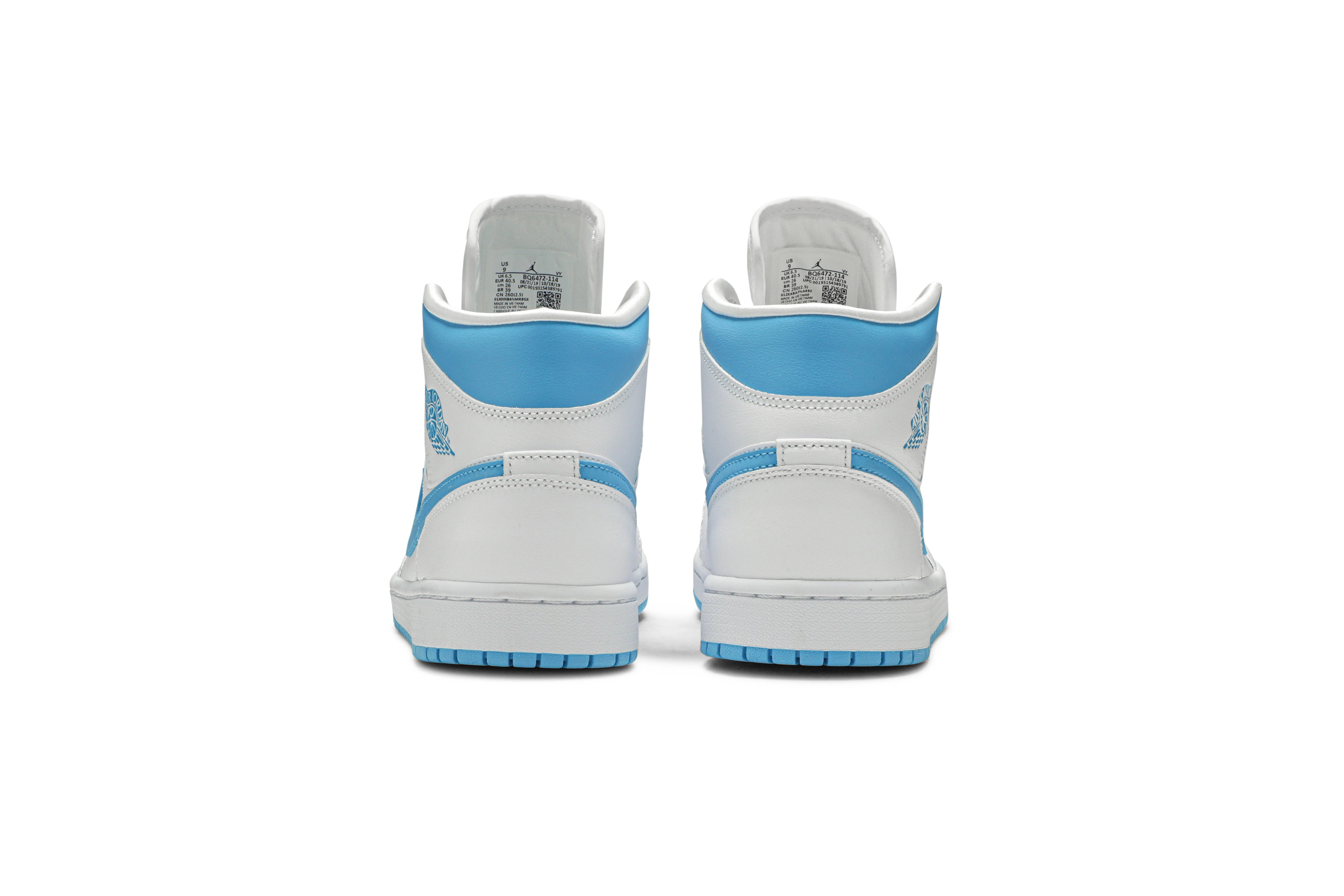 Wmns Air Jordan 1 Mid 'UNC' - 6