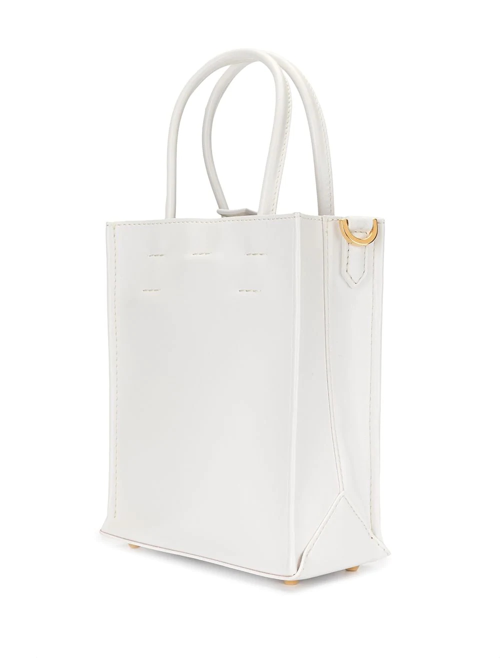 perforated logo tote - 3