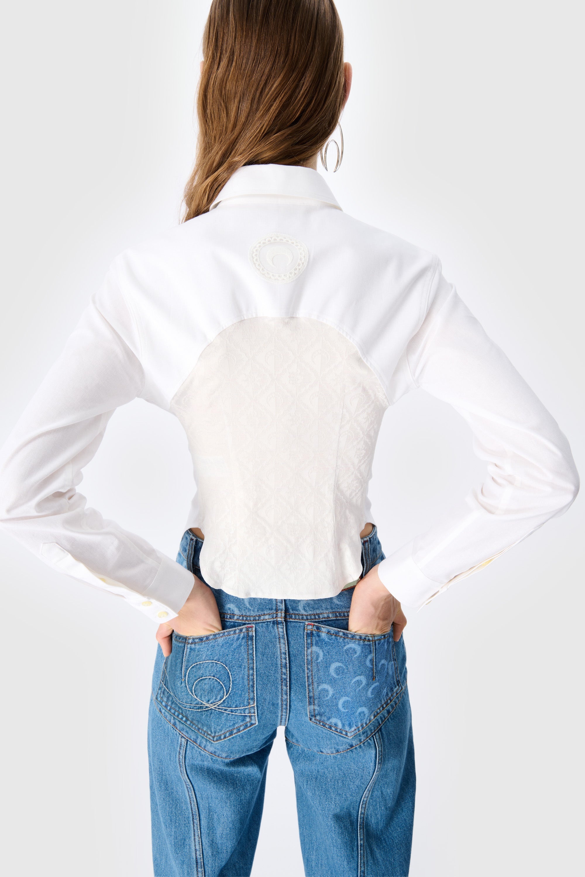 Moon Laser Denim Flare Jeans - 3