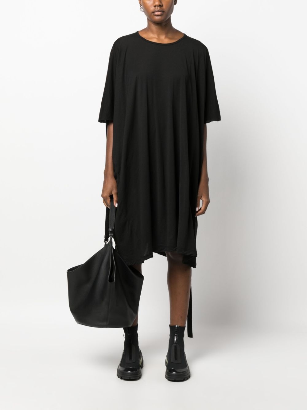 short-sleeve midi T-shirt dress - 2