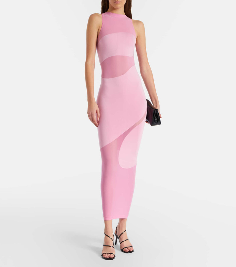 Wolford Shade paneled midi dress outlook