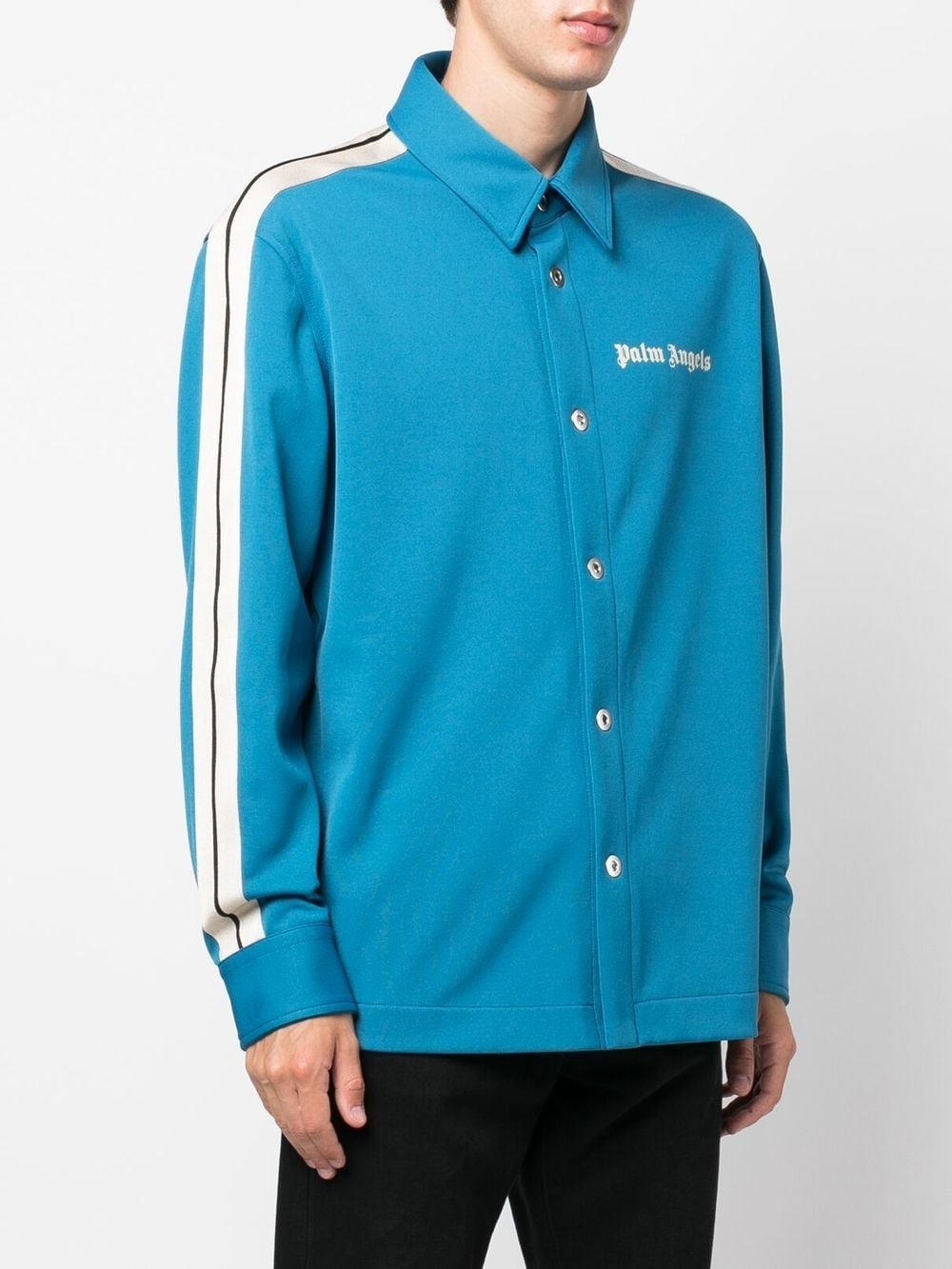 logo-print long-sleeve shirt - 3