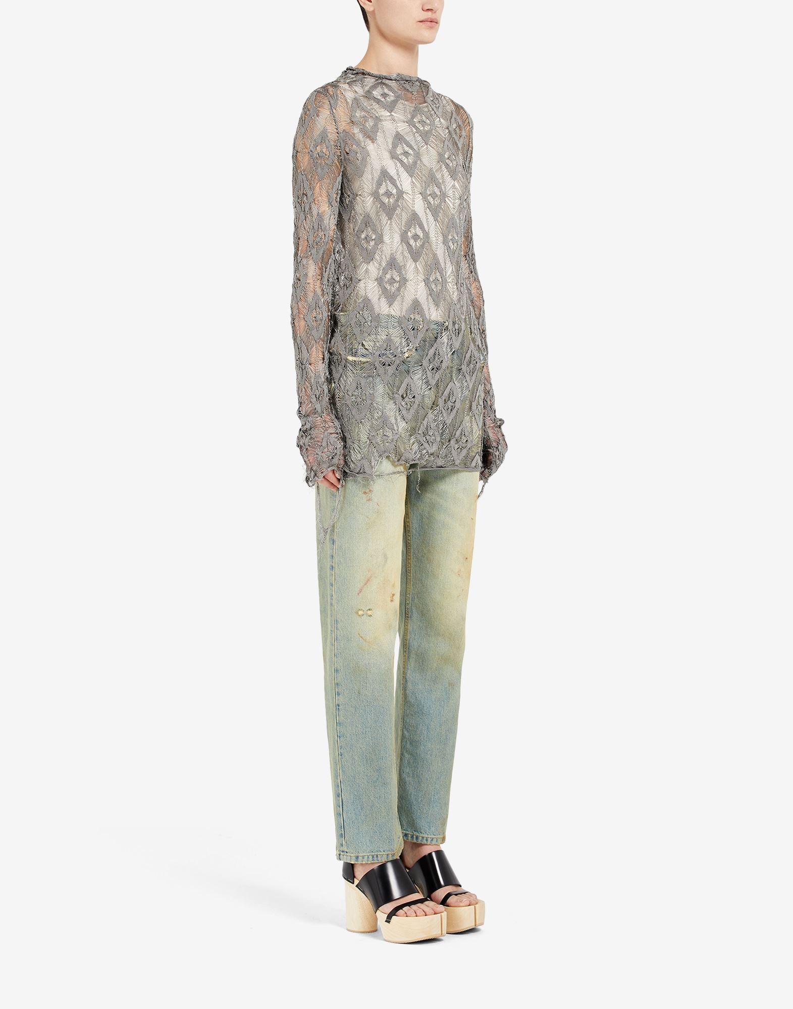 Jacquard 'Fil Coupé' Sweater - 3