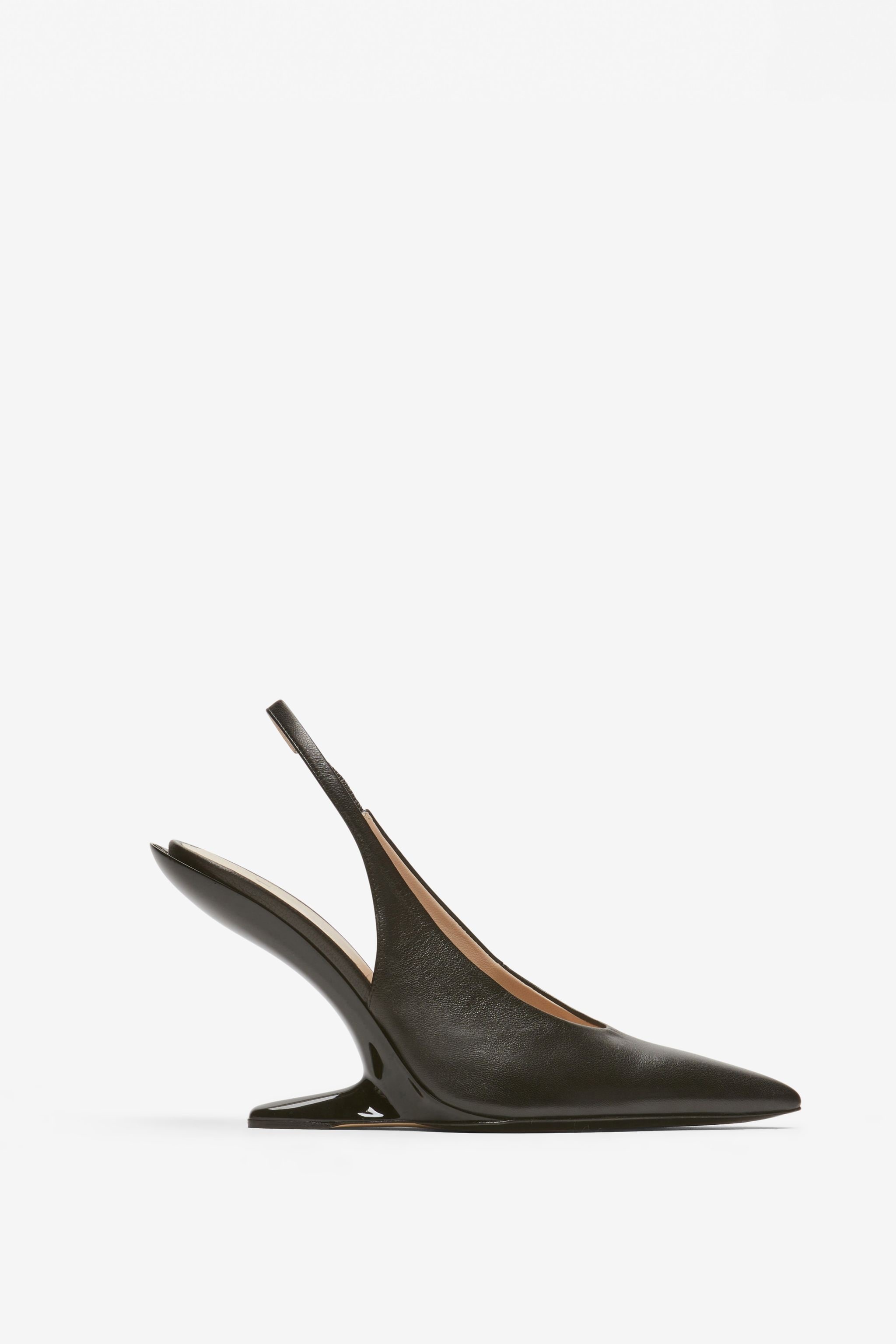 SLINGBACK LEATHER PUMPS - 1