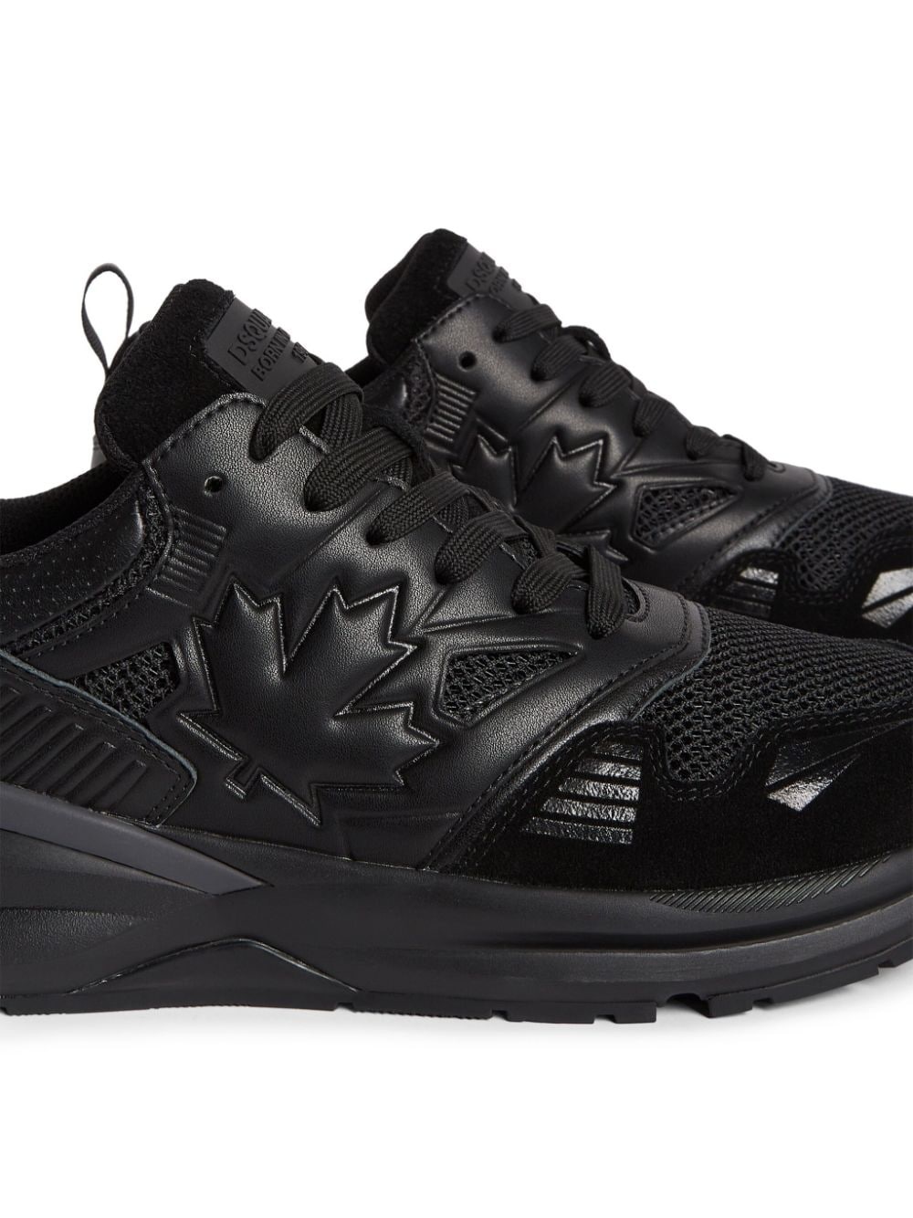 panelled chunky sneakers - 4