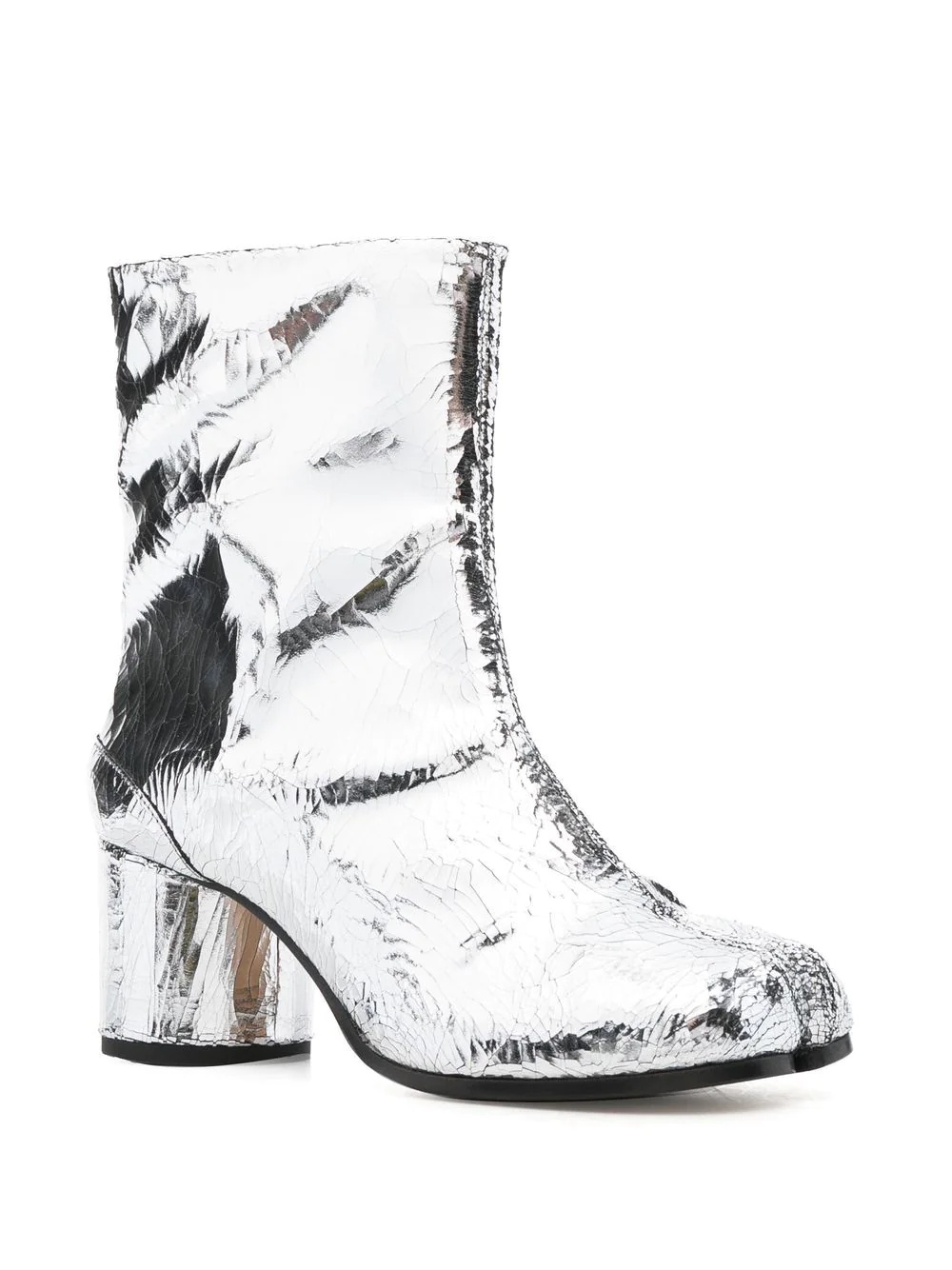 70mm metallic ankle boots - 2