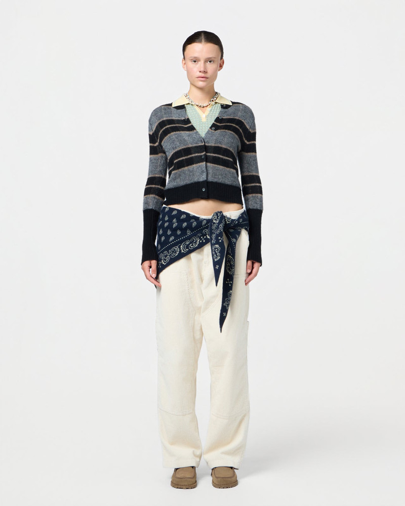 GUEST IN RESIDENCE Shadow Plaid Cardigan outlook
