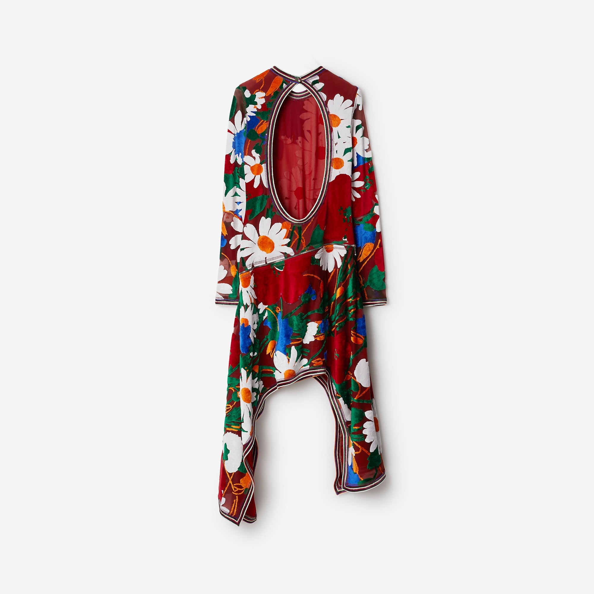 Daisy Garden Velvet Dress - 5
