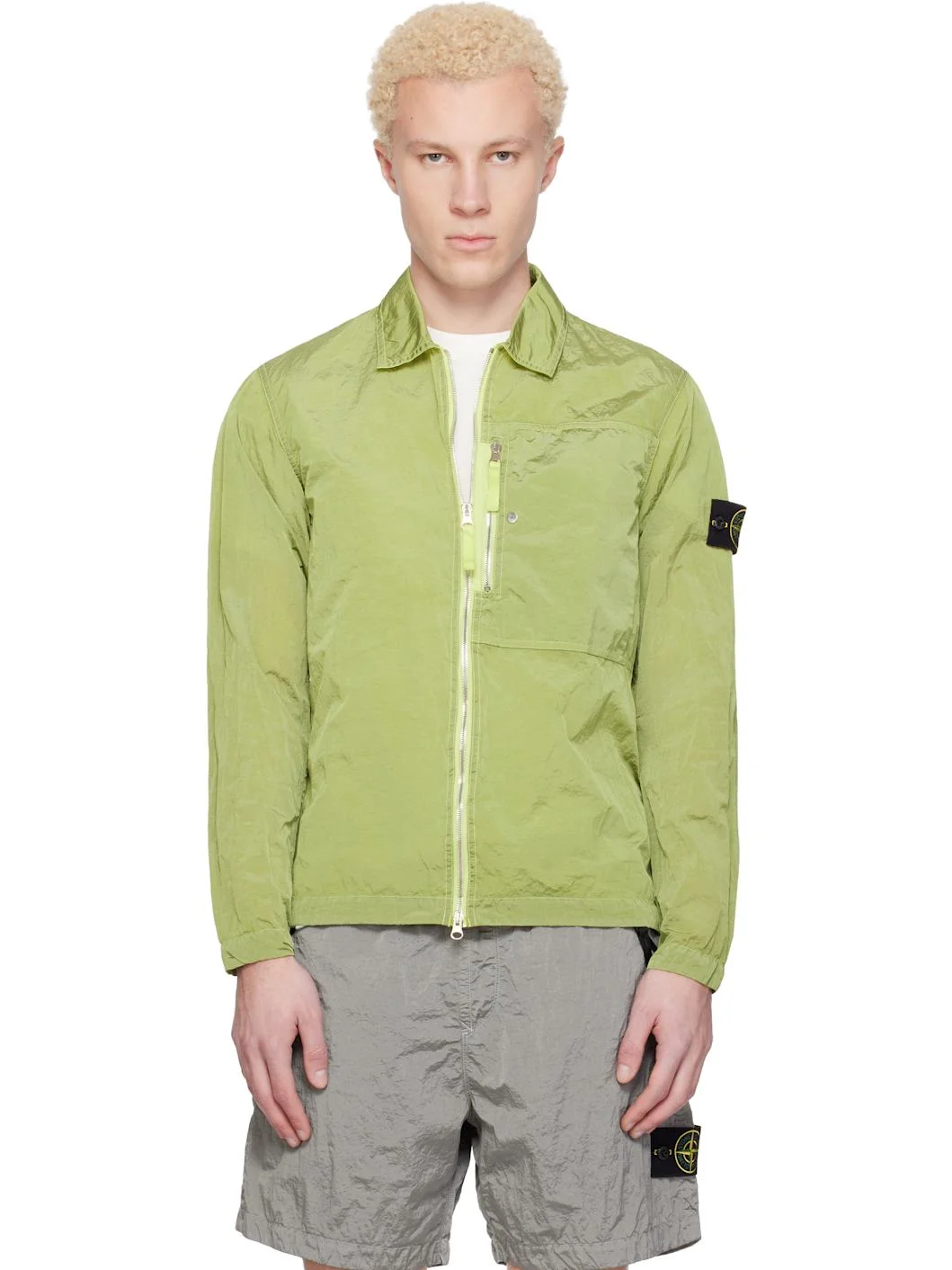 Yellow 1200038 Nylon Metal ECONYL® Jacket - 1