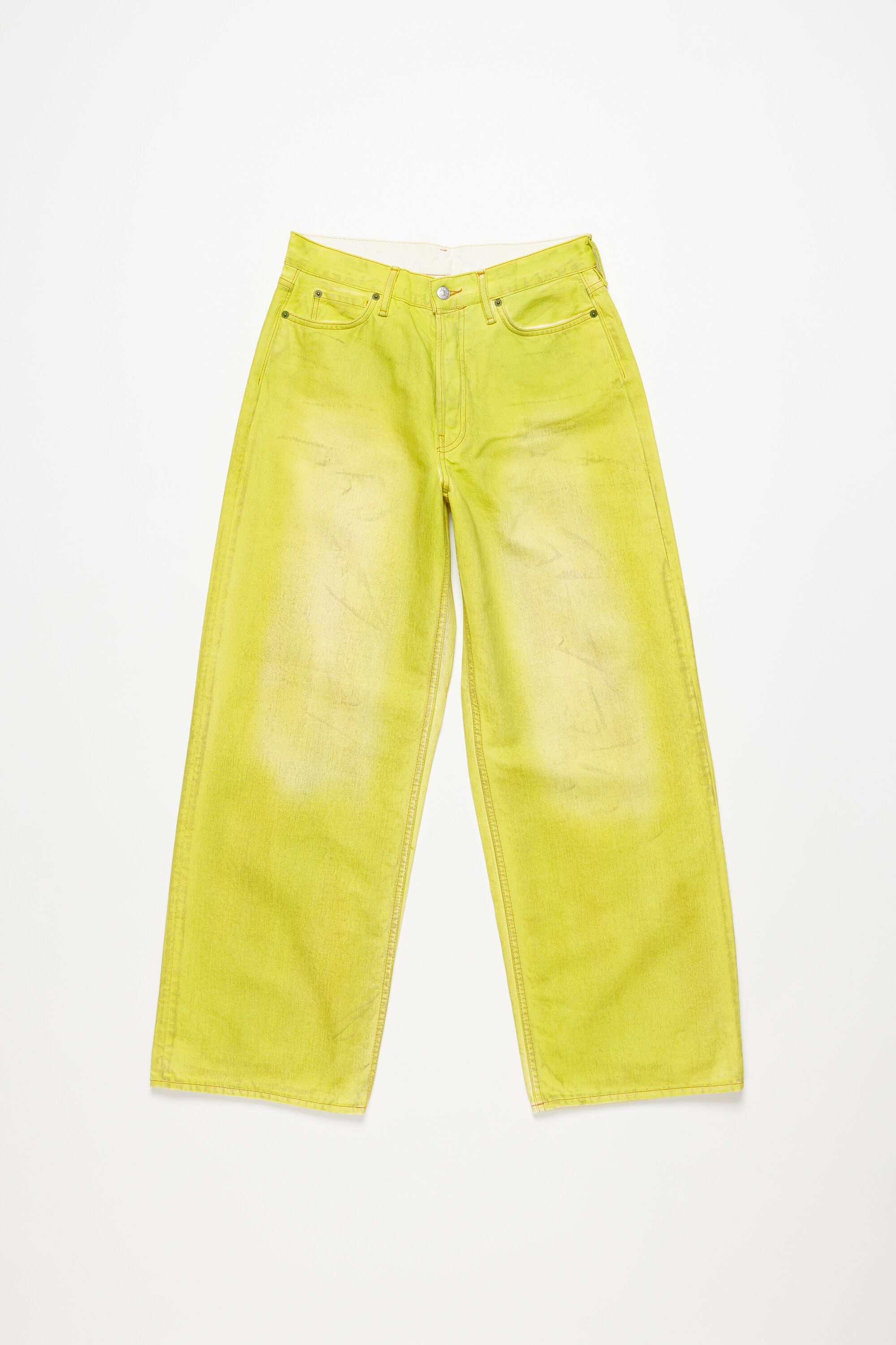 Loose fit jeans - 1981F - Neon yellow - 8