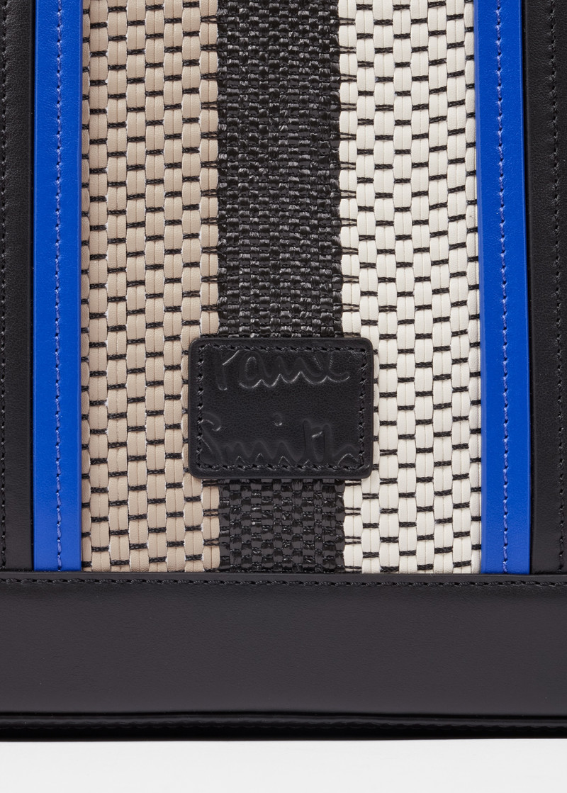 Women's Woven Stripe Tote Bag 4