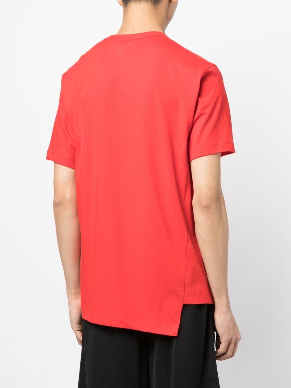 logo-patch cotton T-shirt - 4