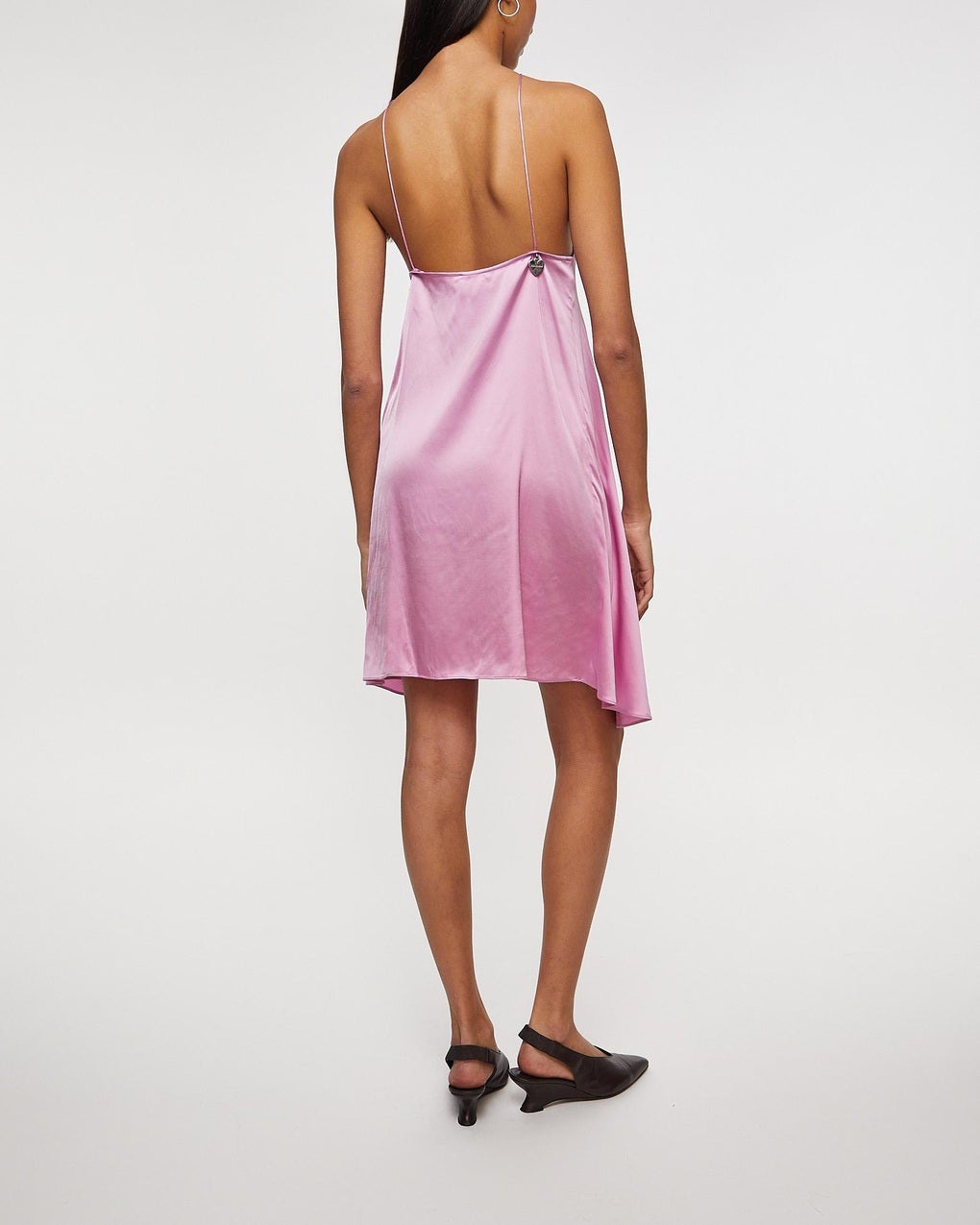 Dress Halter Satin  Blush - 4