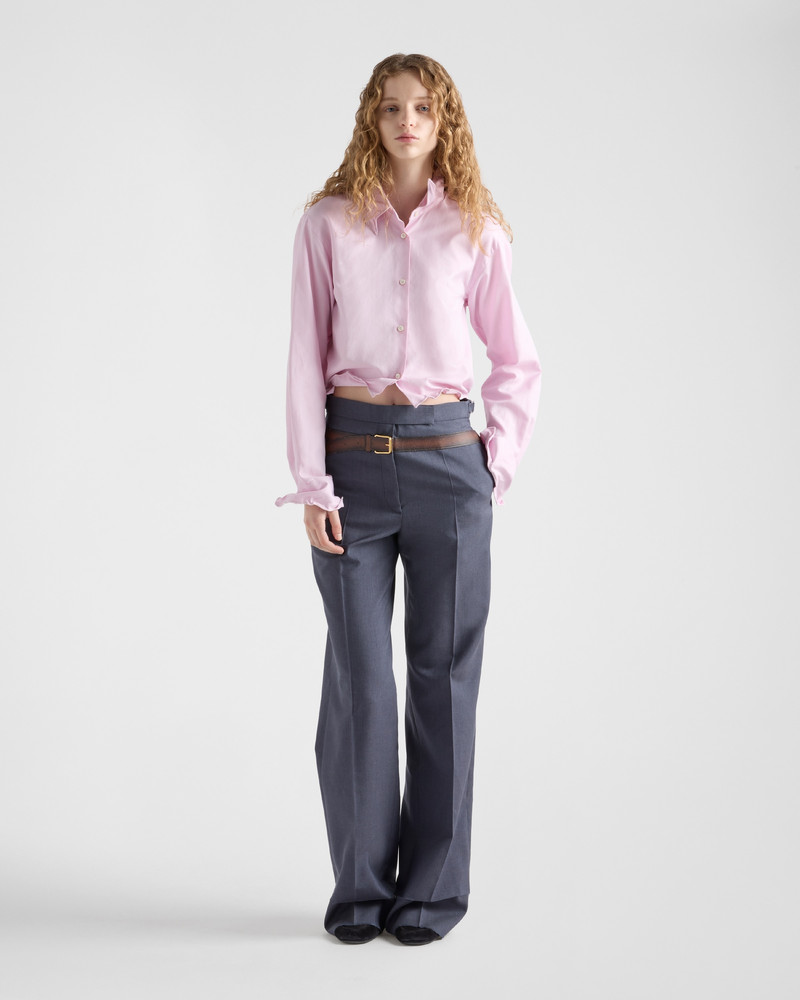 Prada Silk and mohair pants outlook
