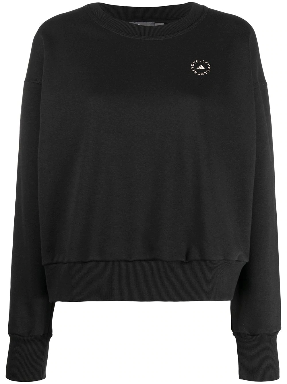 logo print crew neck sweatshirt - 1