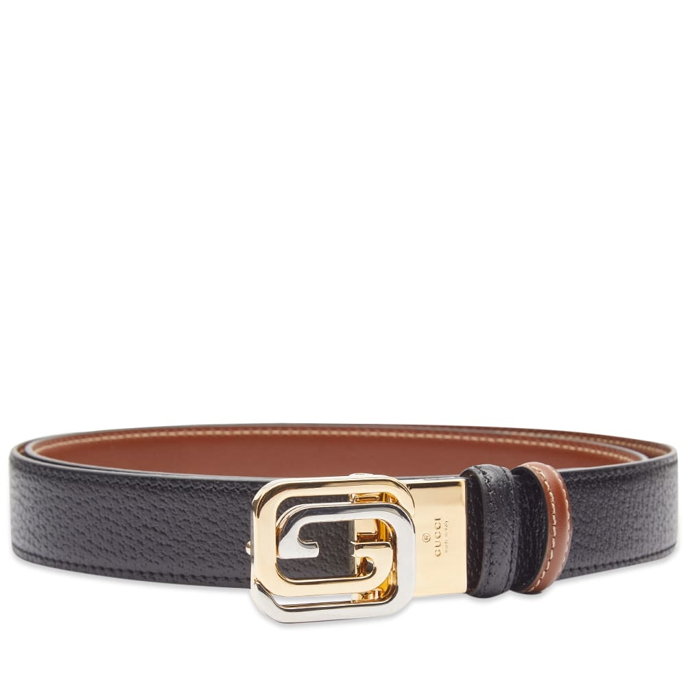 Gucci Interlocking GG Buckle Belt - 1