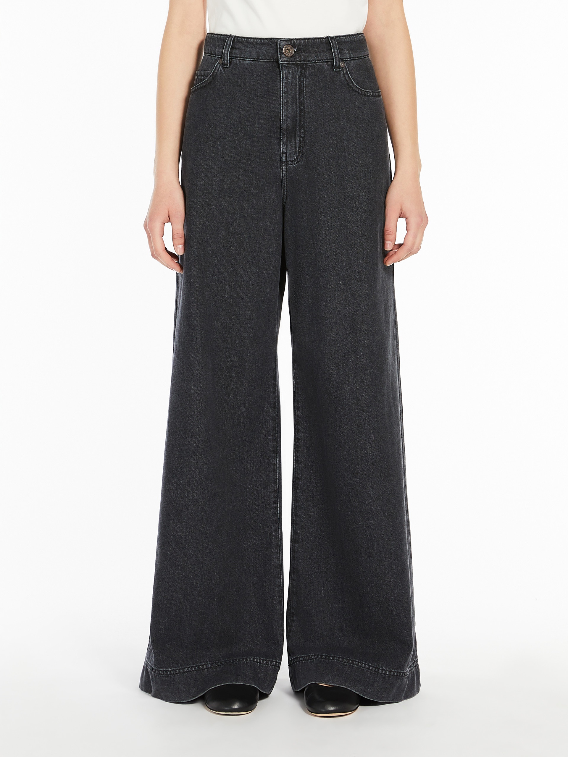 VEGA Wide-leg denim jeans - 3