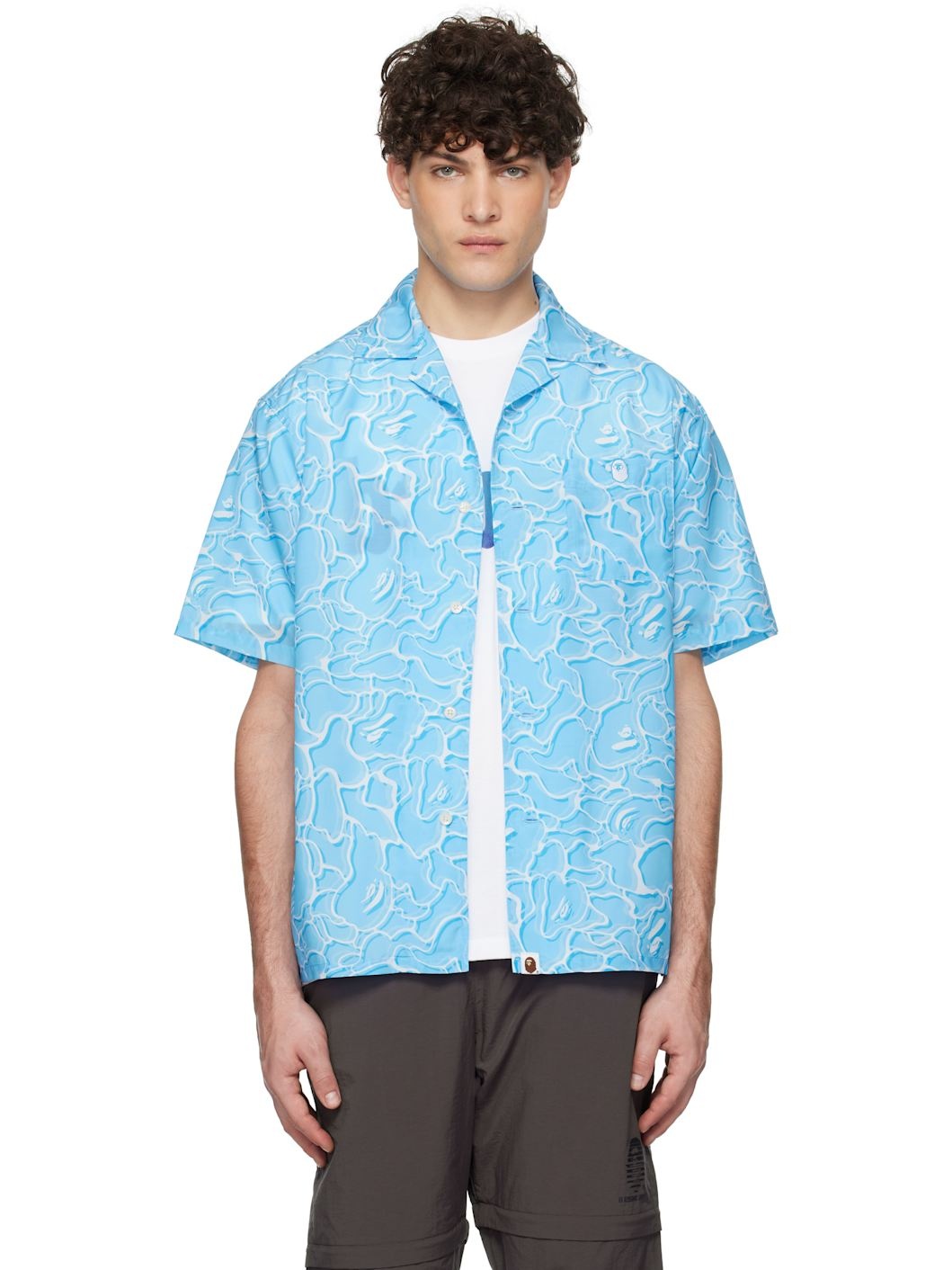 Blue ABC Sea Surface Camo Shirt - 1