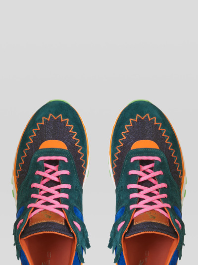 Etro EARTHBEAT MULTICOLOUR SNEAKER WITH PAISLEY PRINT outlook