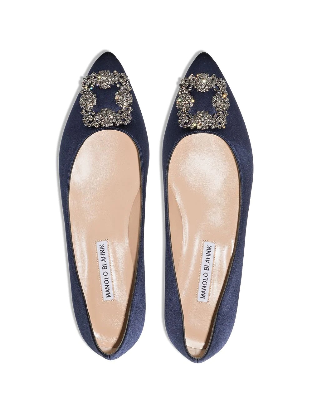 Hangisi appliqué flat pumps - 4