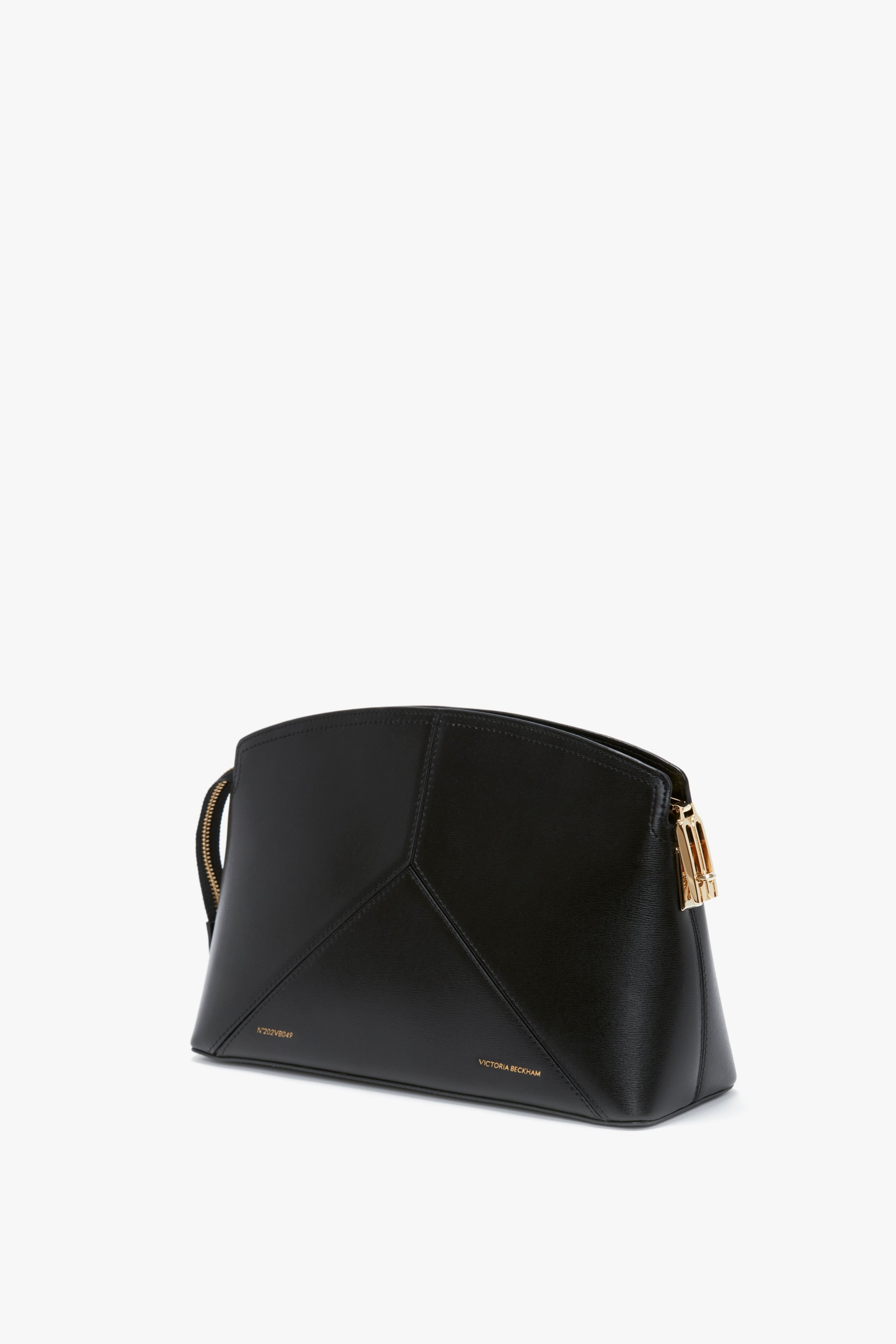 Victoria Clutch Bag In Black Leather - 3