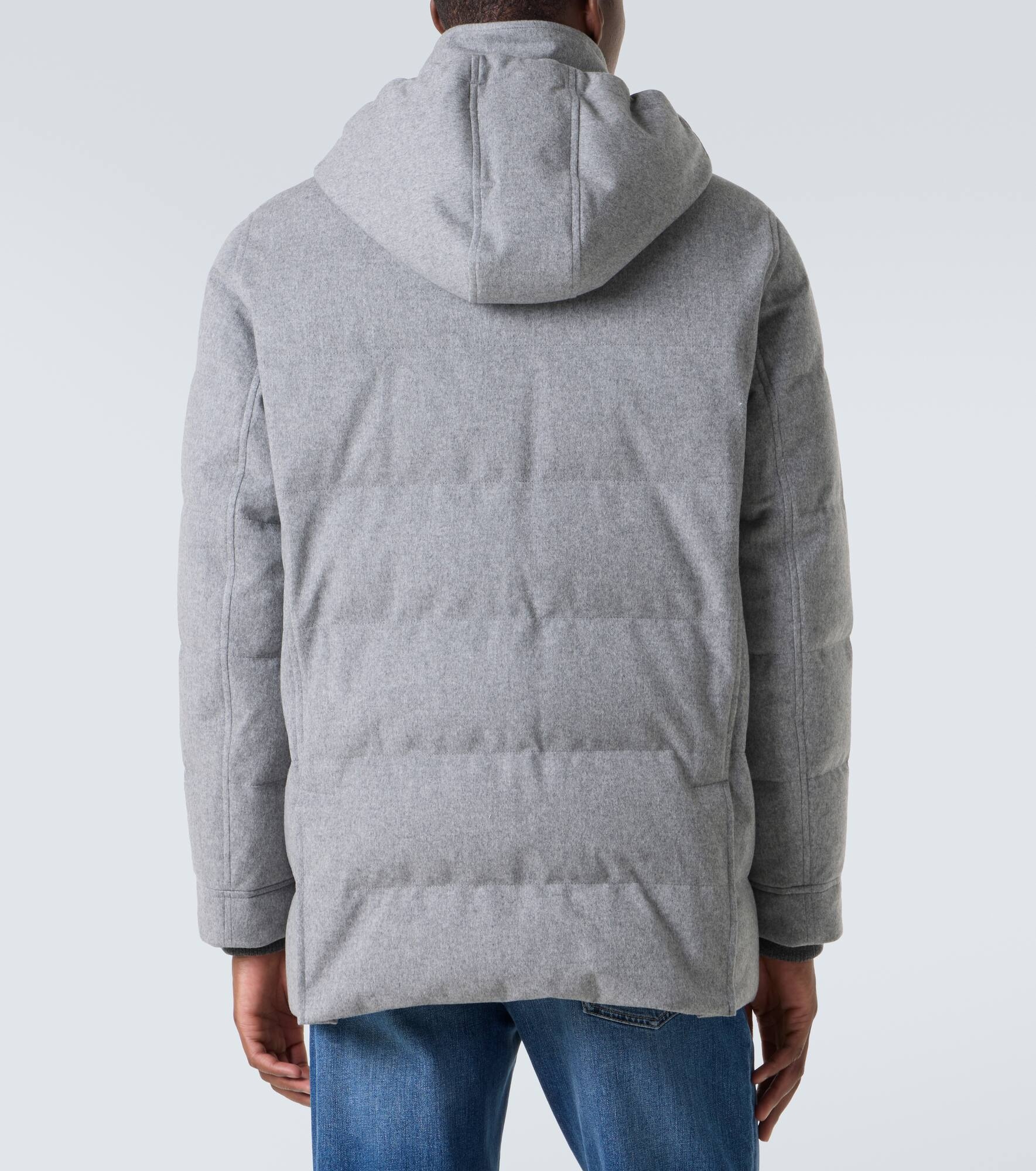 Padded wool jacket - 4