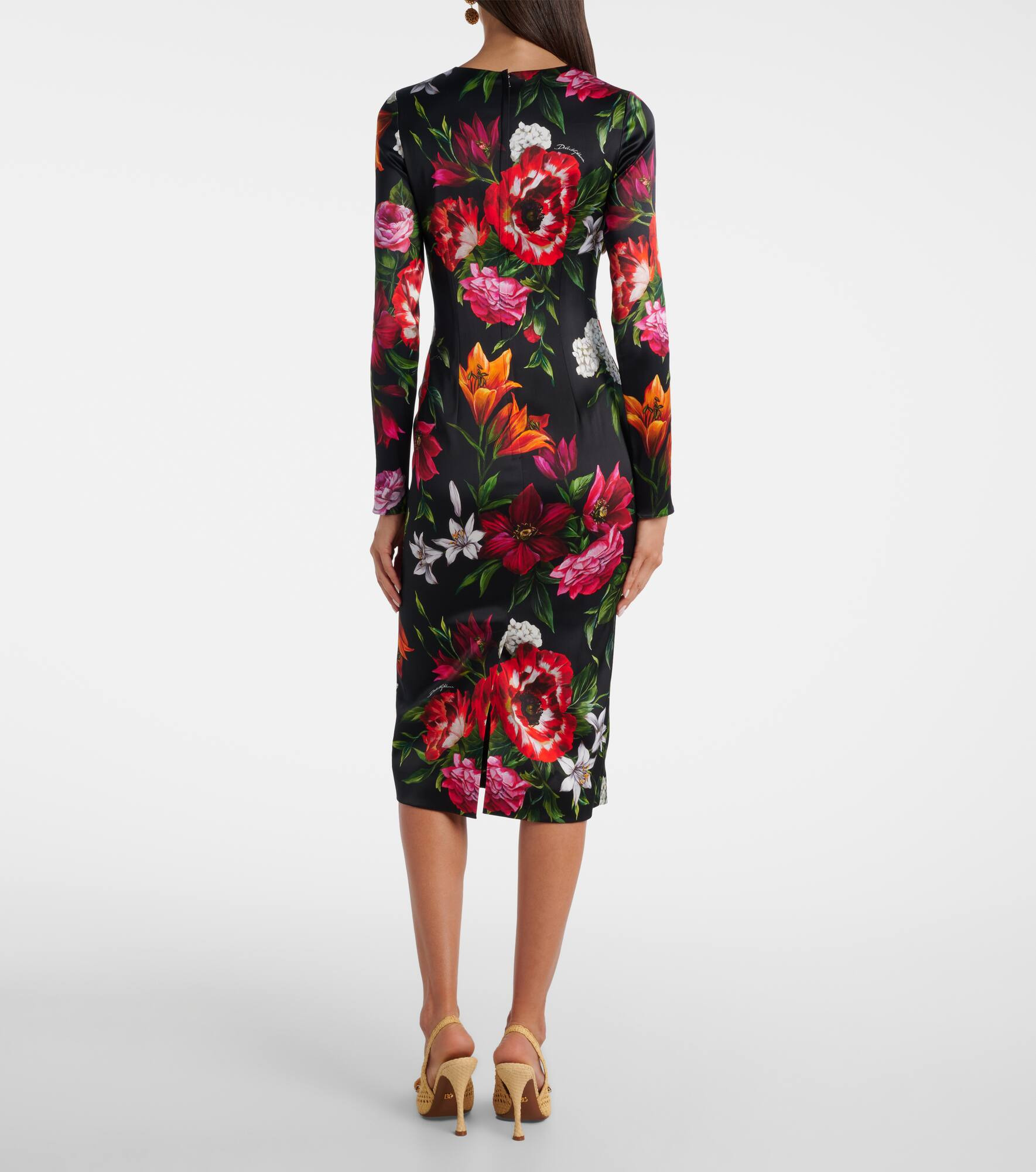 Floral midi dress - 3