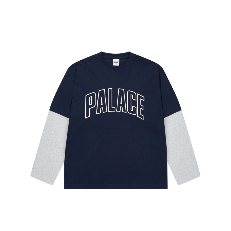SURPRISINGLY LONGSLEEVE NAVY / GREY MARL 1