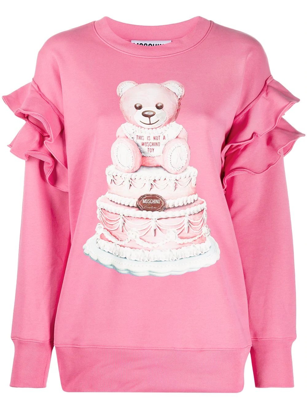 Teddy Bear print sweatshirt - 1