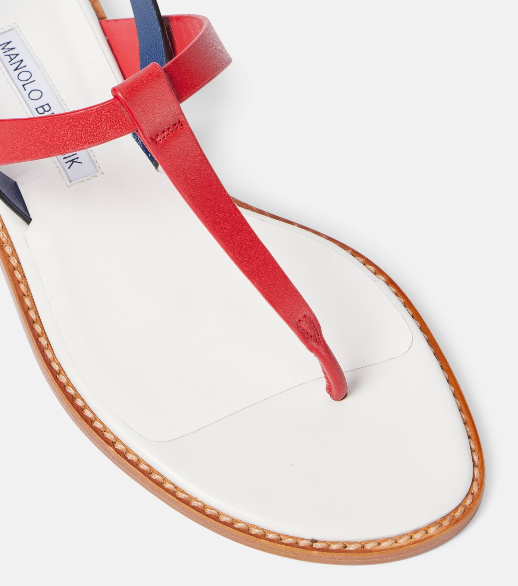 Hata leather thong sandals - 5