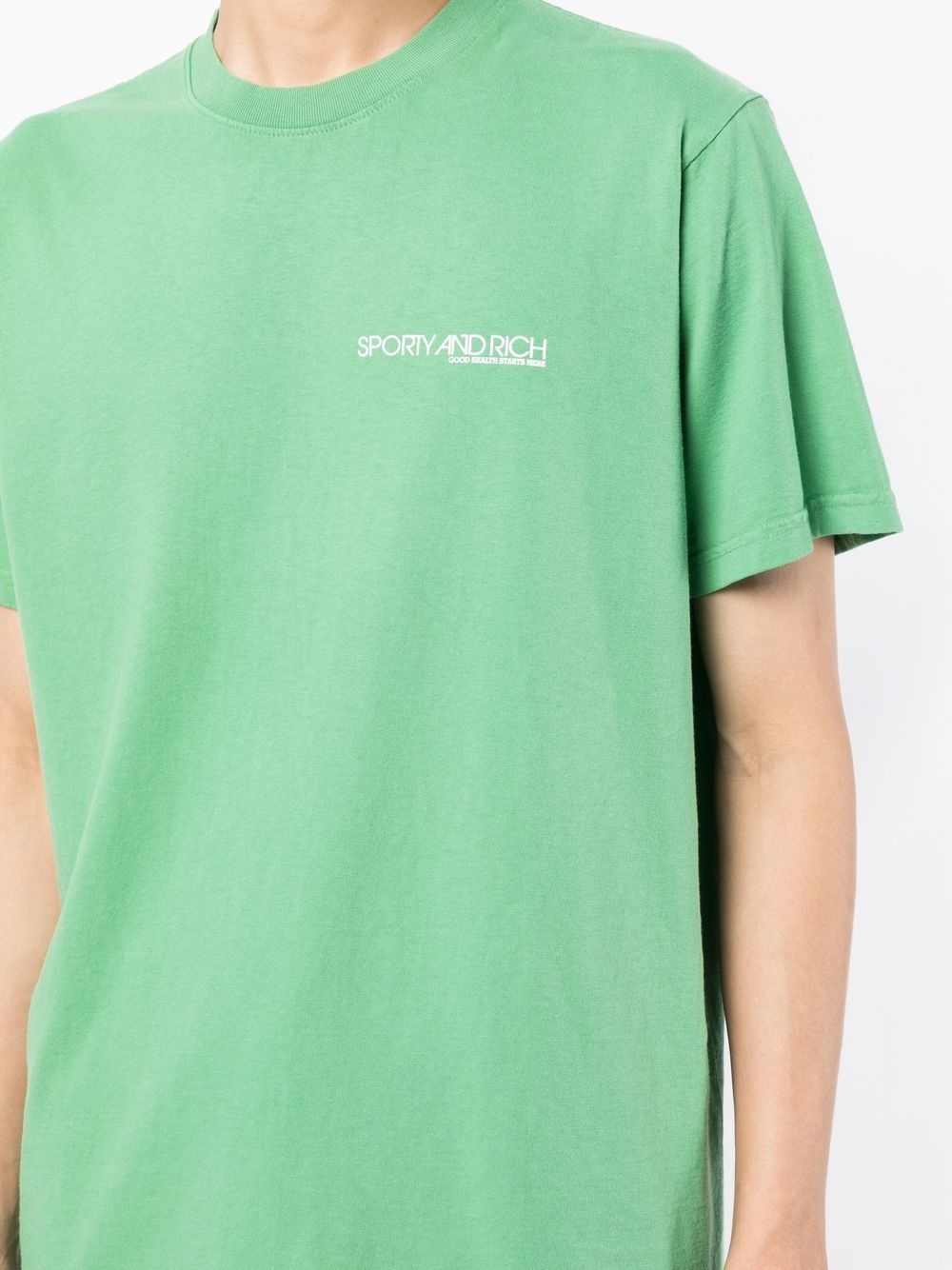 logo-print cotton T-shirt - 6