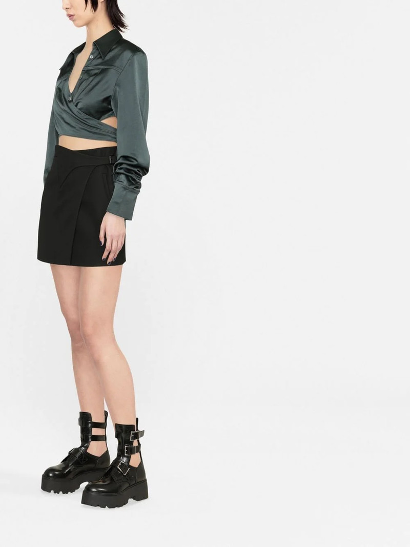 WRAPPED CROP SHIRT GREEN GABLES NO COLOR 3