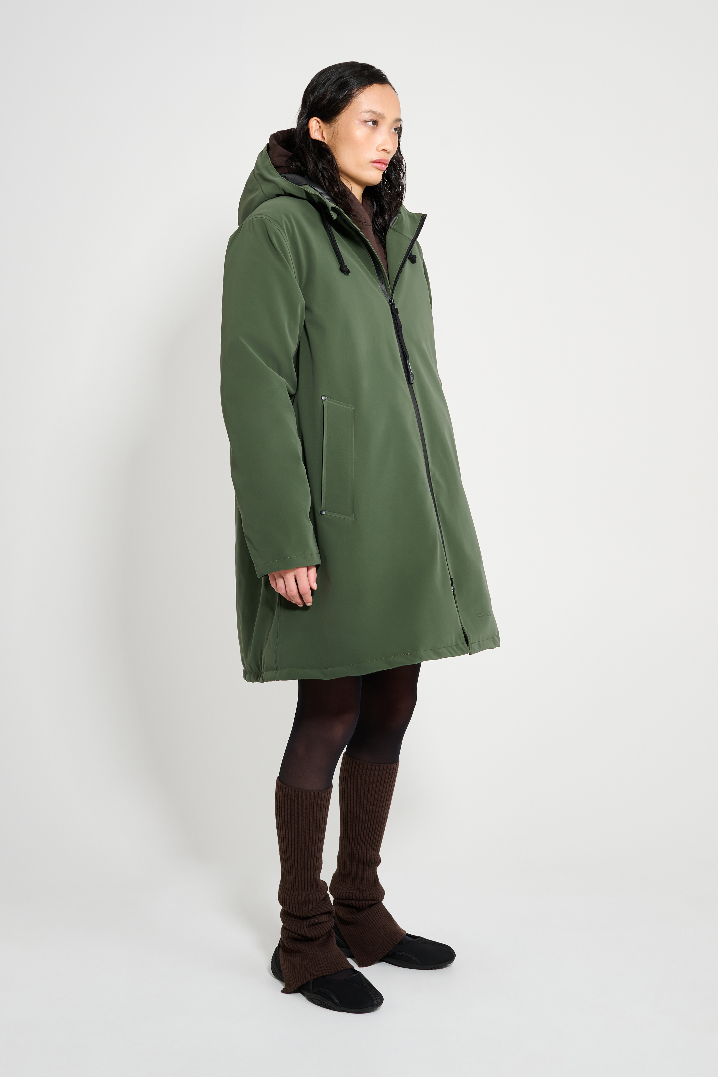 Mosebacke Matte Winter Coat Green - 3
