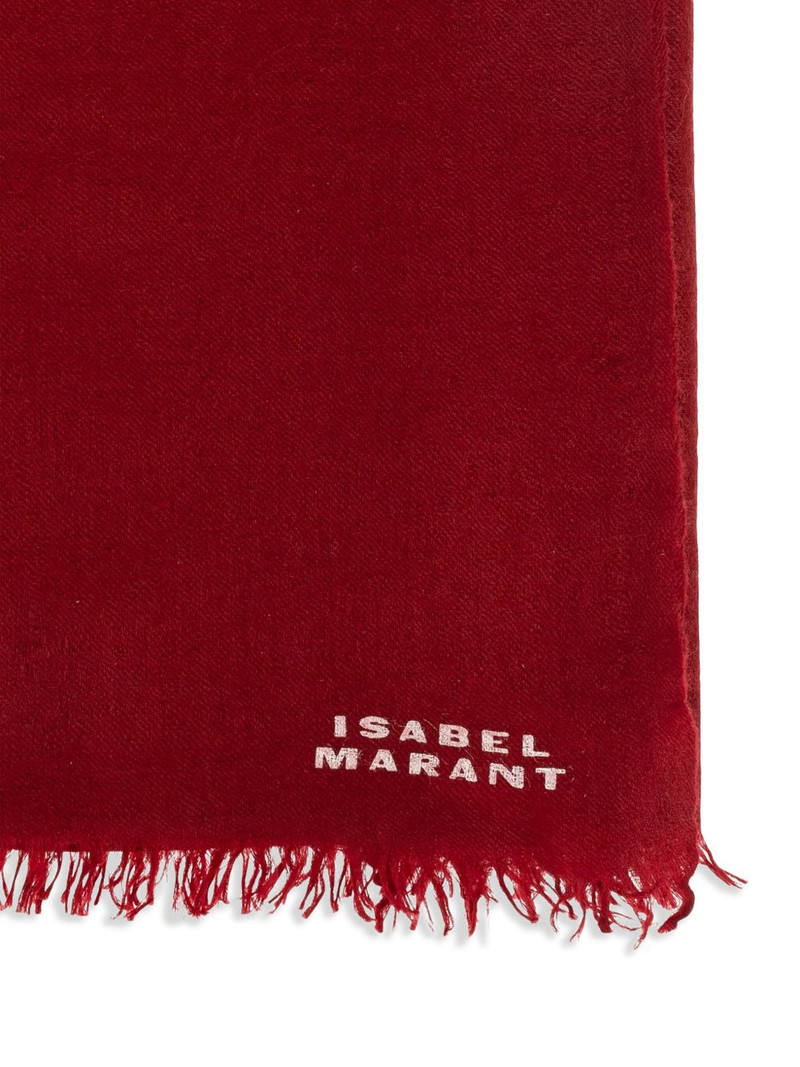 Isabel Marant fringed cashmere scarf outlook