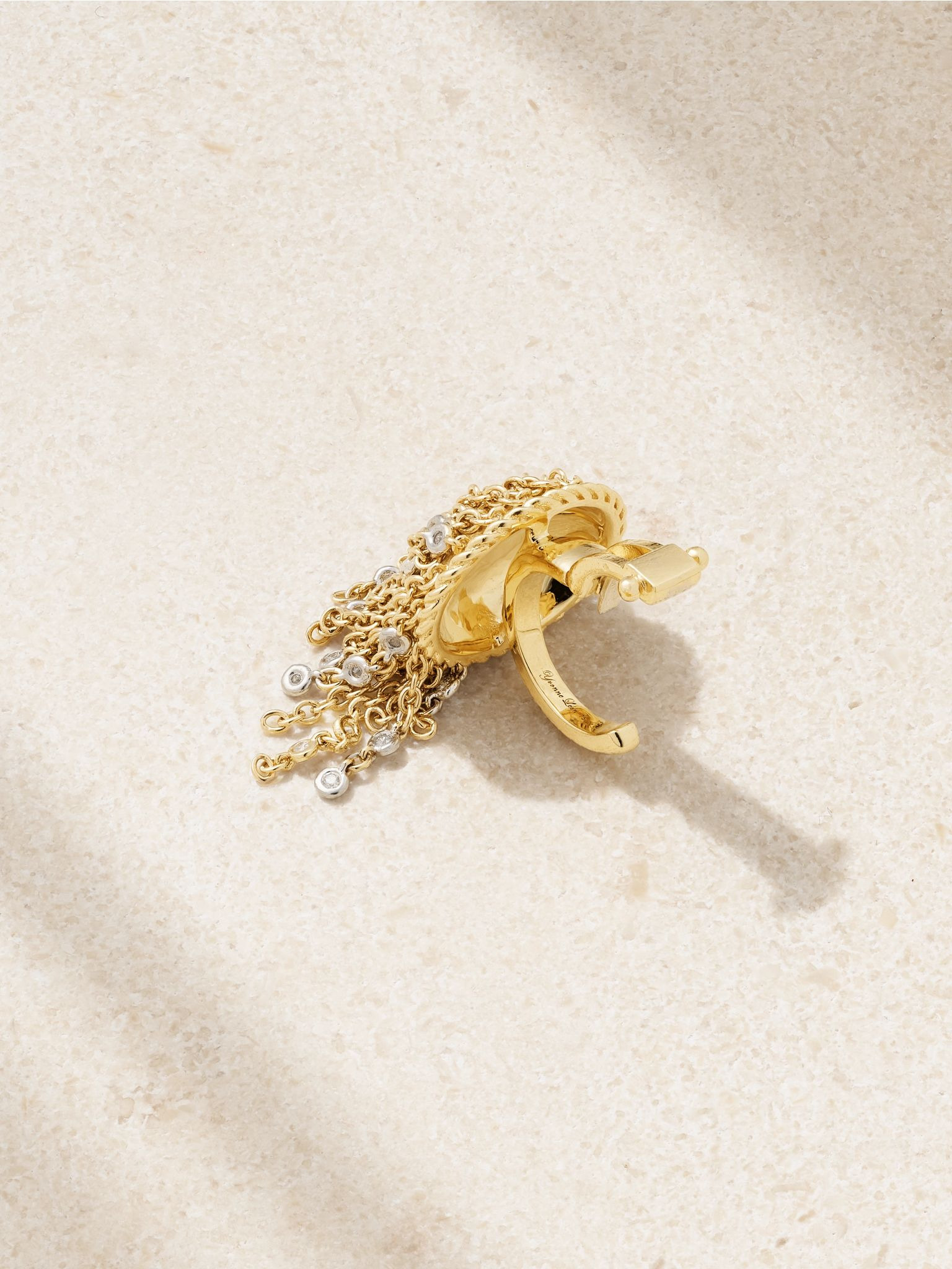18-karat gold diamond ear cuff Gold - 3