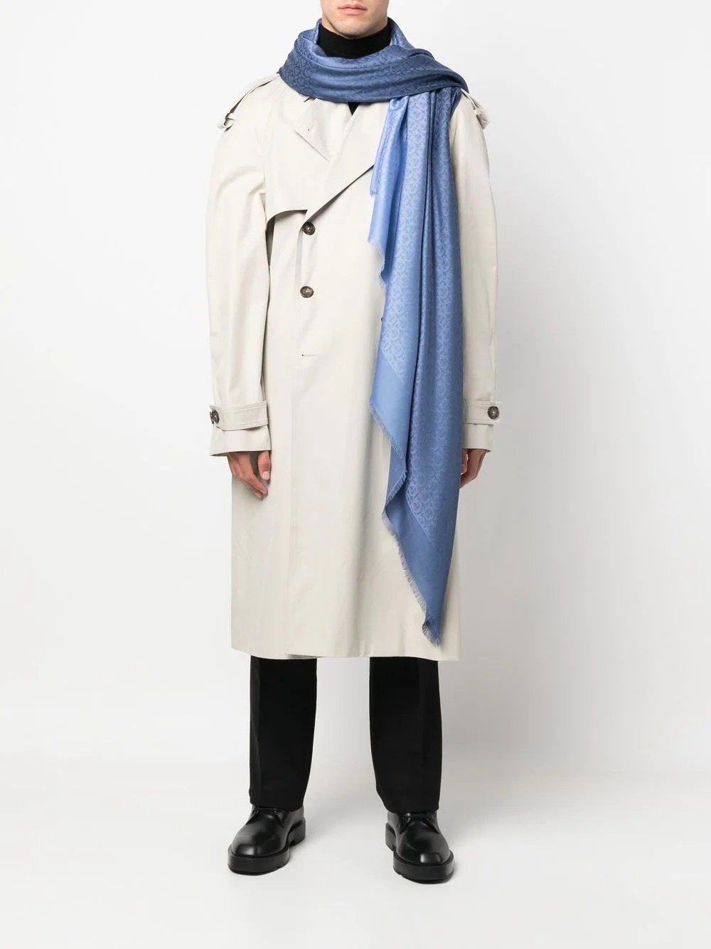 Gancini-print scarf - 2