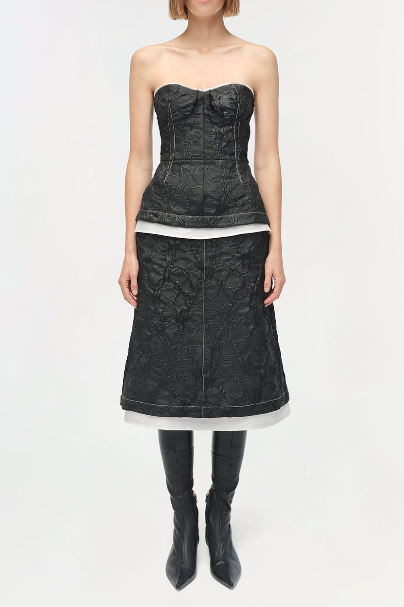 SIMKHAI Vionna Midi Skirt outlook