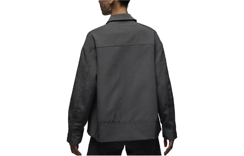 Jordan (WMNS) Air Jordan Full Zip Work Jacket 'Grey' DX0505-022 outlook