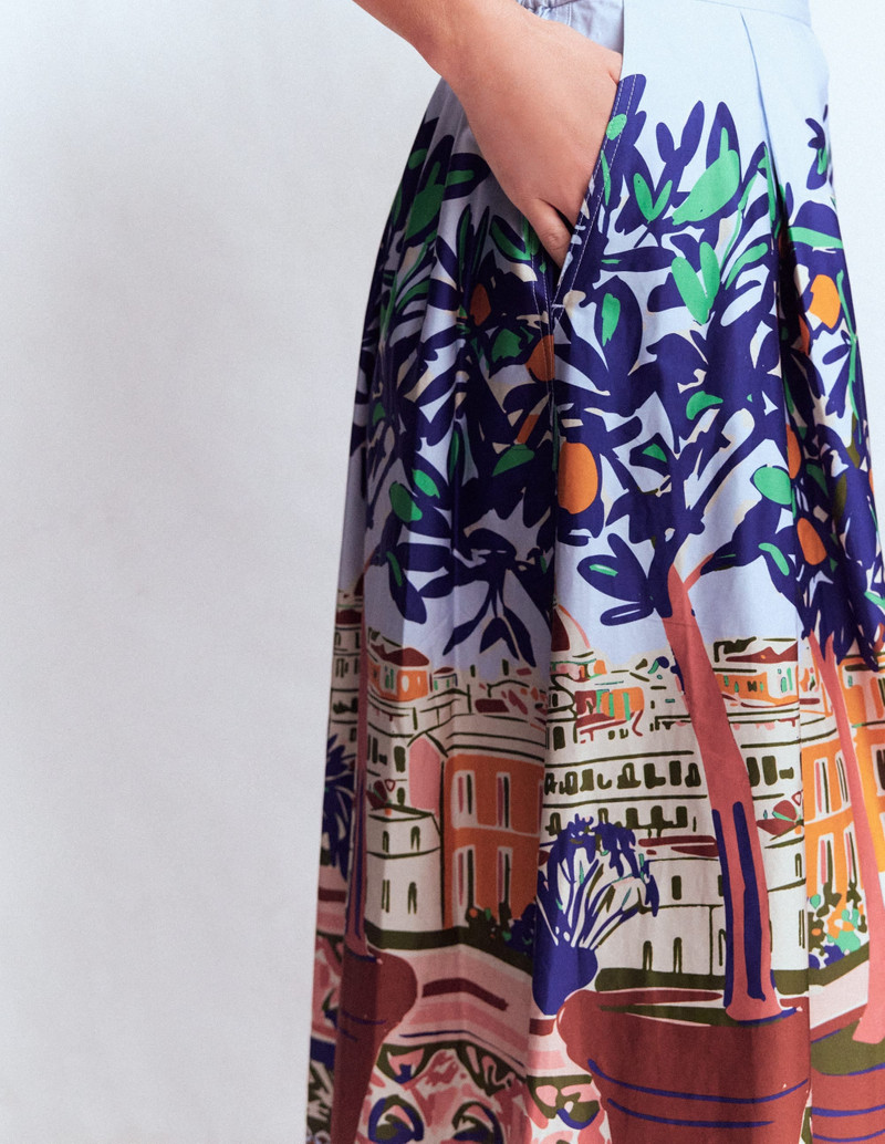 Verity Sateen Skirt-Multi, Balcony Scene 3