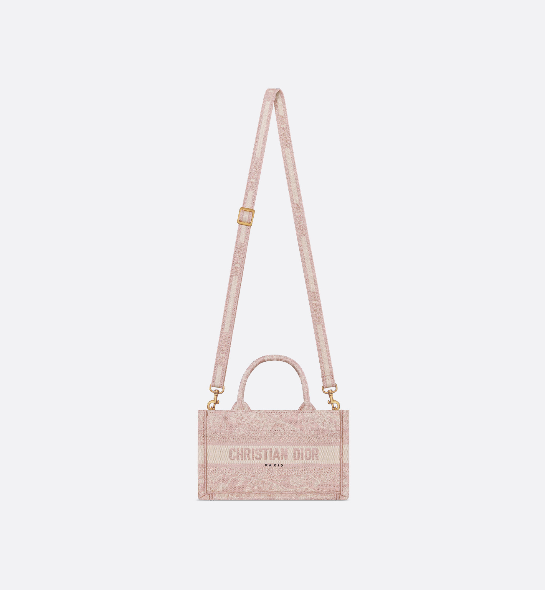 Mini Dior Book Tote with Strap - 4