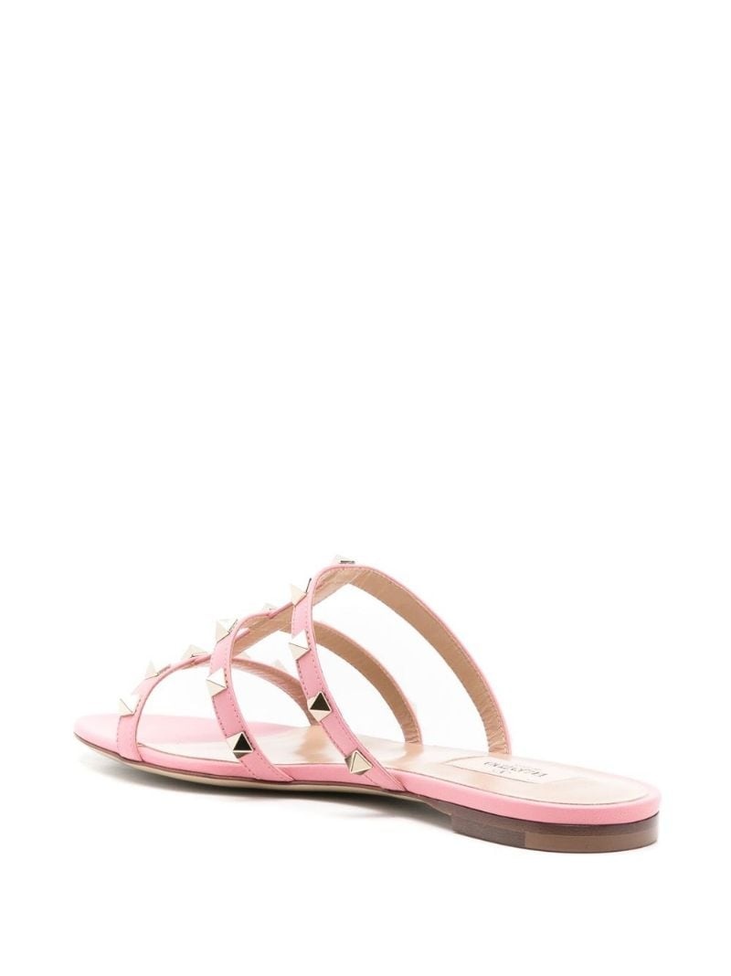 Rockstud flat strappy sandals - 3