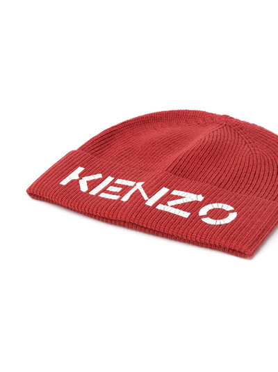 KENZO logo beanie outlook