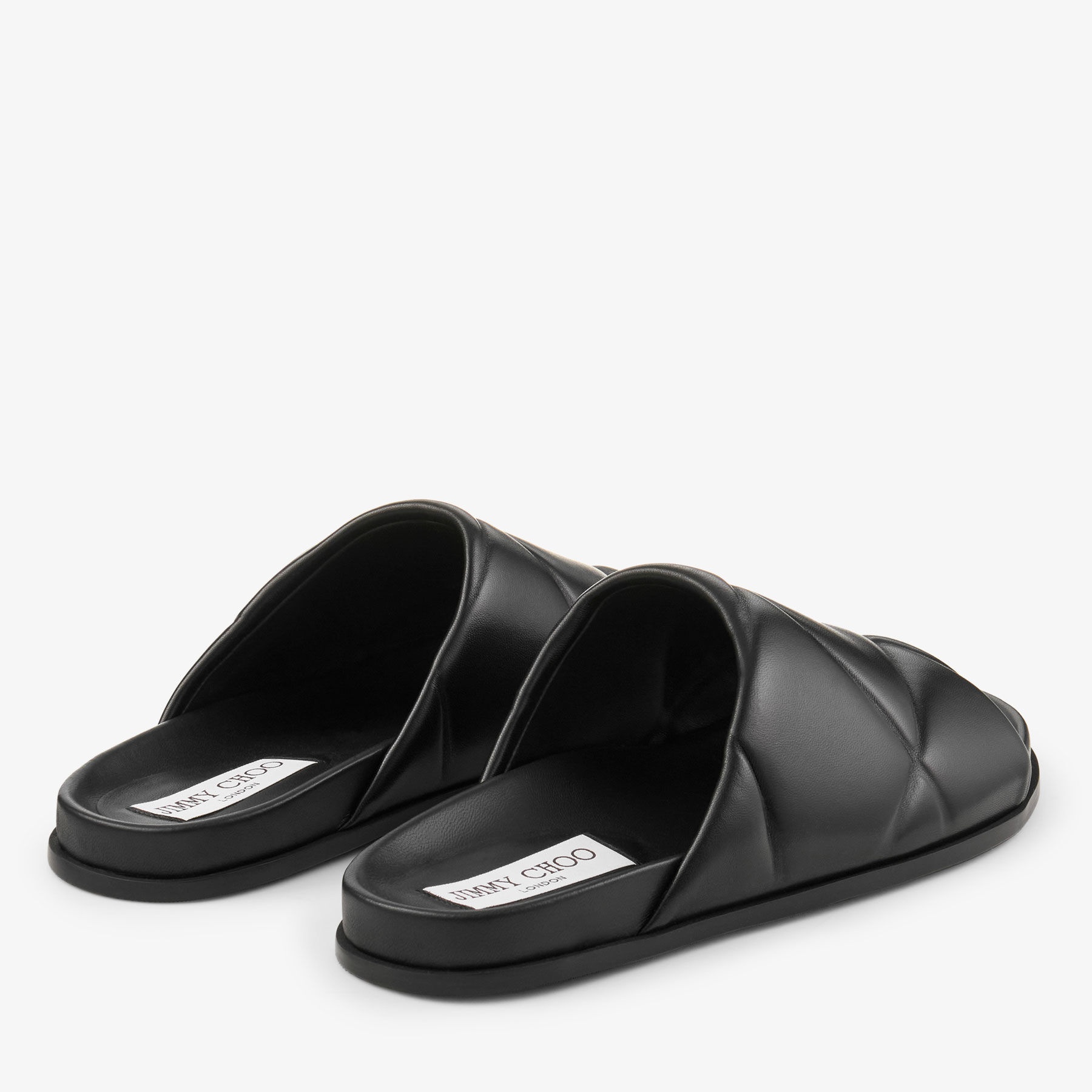 Sav Slide M
Black Shiny Quilted Leather Slide - 4