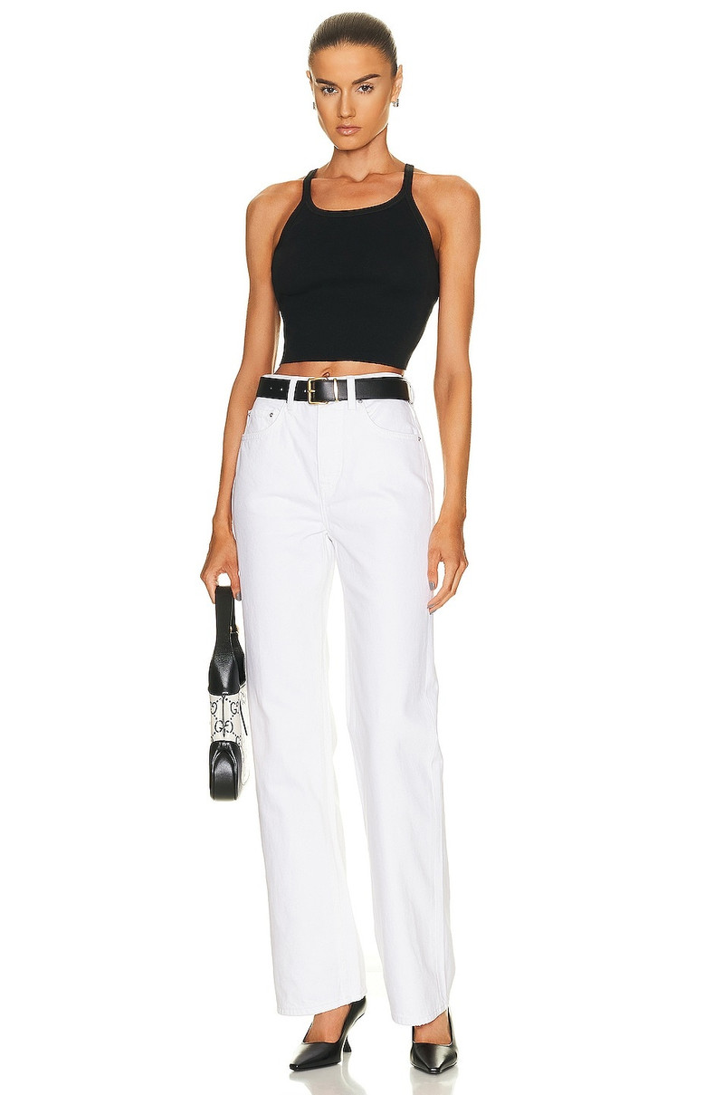 ÉTERNE Cropped Rib Tank Top outlook