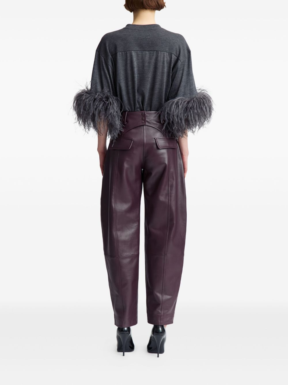 Alcea leather trousers - 4